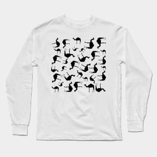 Funny Camels Pattern Long Sleeve T-Shirt